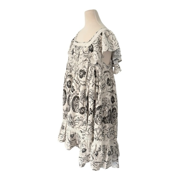 ANTHROPOLOGIE Maeve Flutter Sleeve Babydoll Mini Dress Size XL NEW - Picture 6 of 14